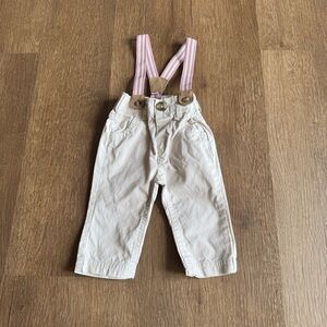 Baby Boys Suspender Set Overalls Cat & Jack 0-3M Easter